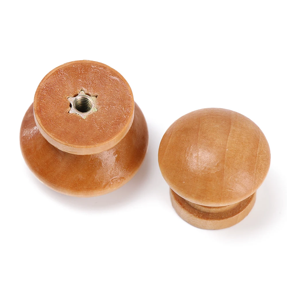 Furniture Hardware Knobs - 10 Buah/Lot Kenop Laci Kayu Alami