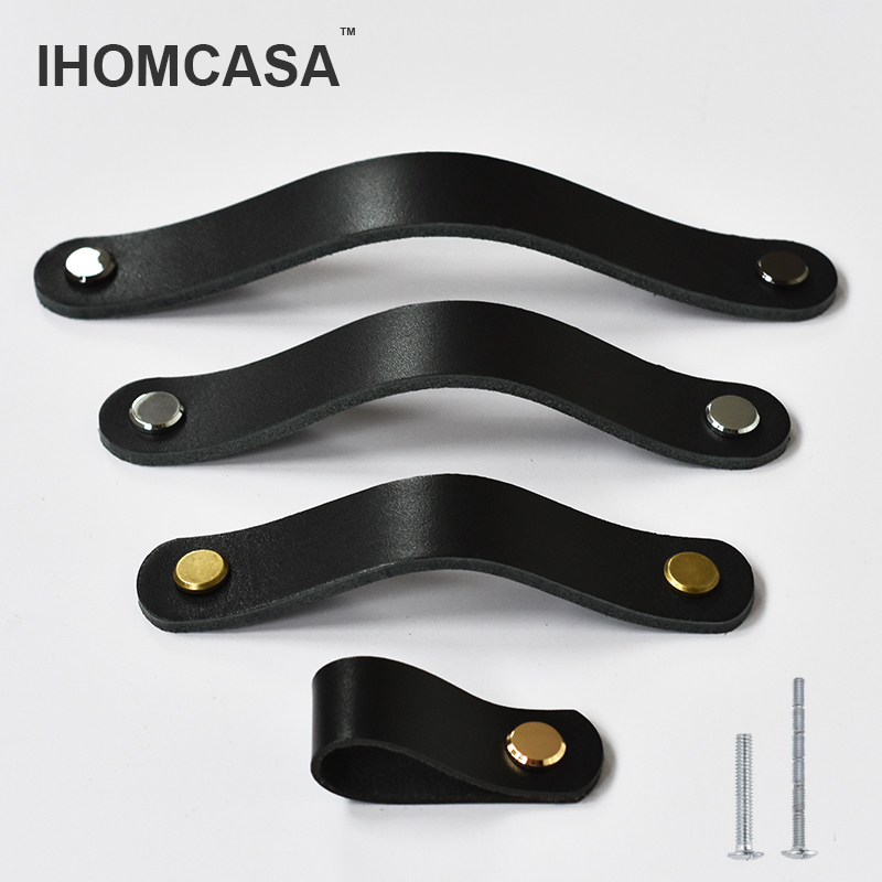 Restoration Hardware Furniture Used - IHOMCASA Hitam Tombol Lemari Sepatu Kulit