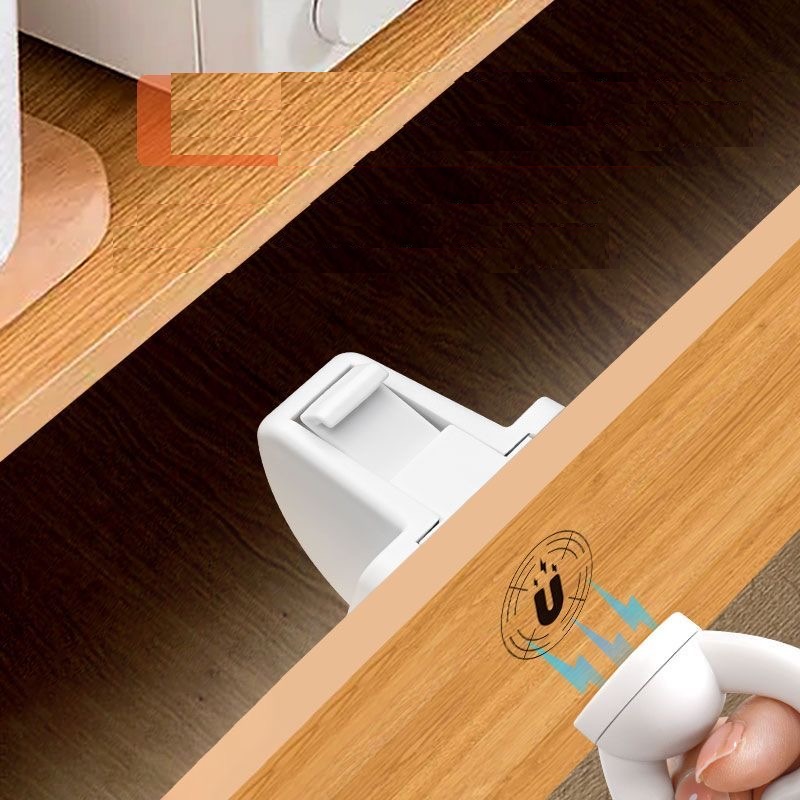 Furniture Joinery Hardware - Kunci Kabinet Magnetik Tak Terlihat, Pengaman