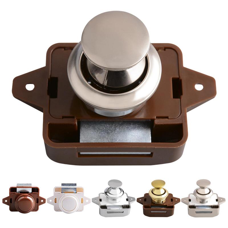 Furniture Hardware Knobs - Kunci gerendel tombol tekan mobil Camper,