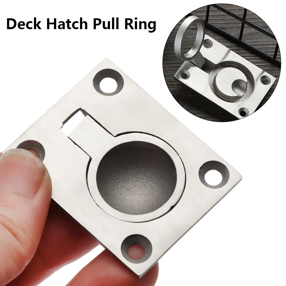 Kenop pintu cincin tarik Flush - Furniture Hardware Knobs ulasan dan harga