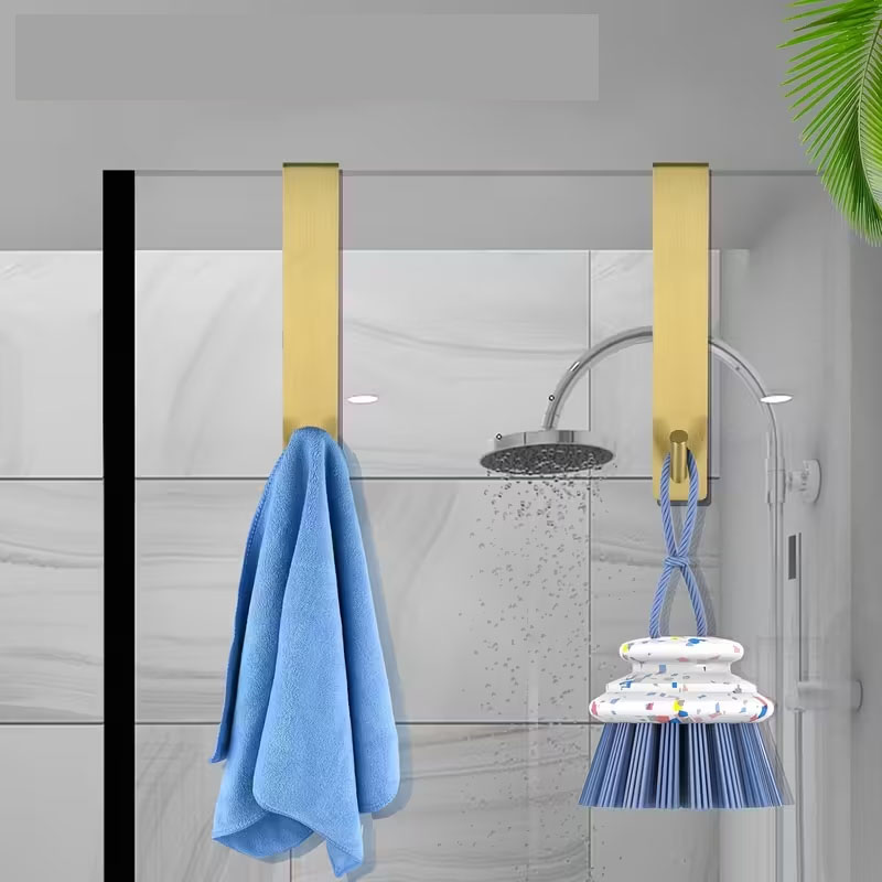 2 buah kait pintu kaca baja ta - Door Stopper Heavy ulasan dan harga
