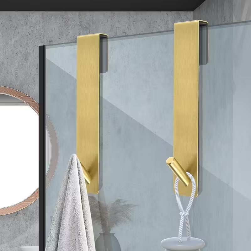 2 buah kait pintu kaca baja ta - Door Stopper Heavy ulasan dan harga