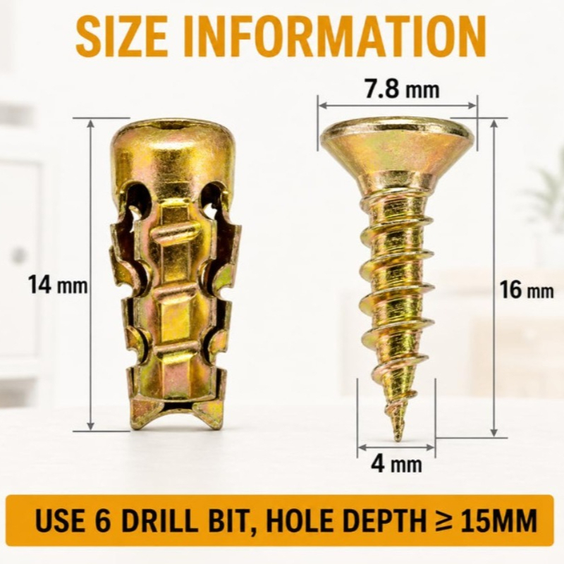 Set Sekrup Ekspansi Pendek unt - Furniture Hardware In China ulasan dan harga