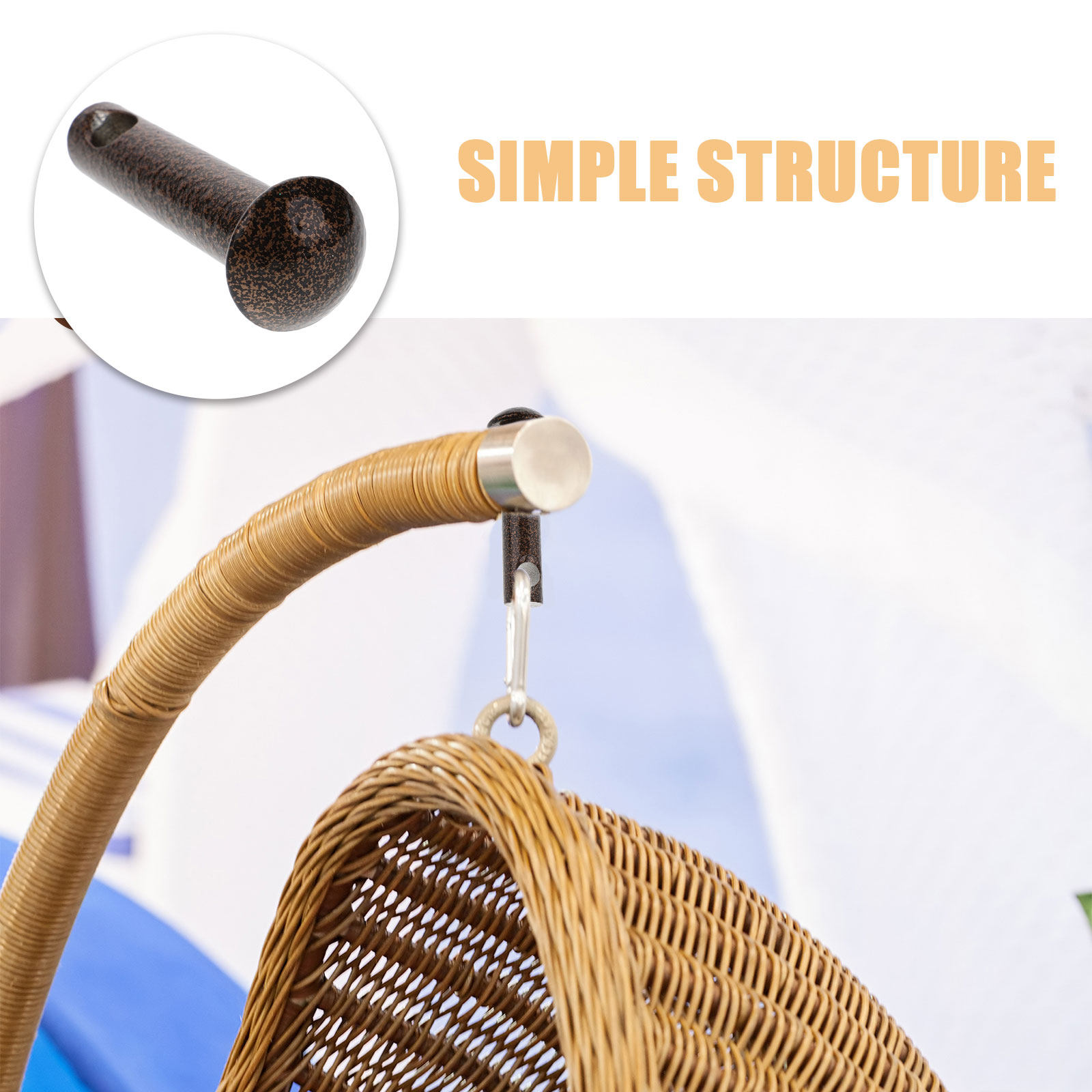 2 Buah Pin Penyangga Kursi Ham - Furniture Hardware ulasan dan harga