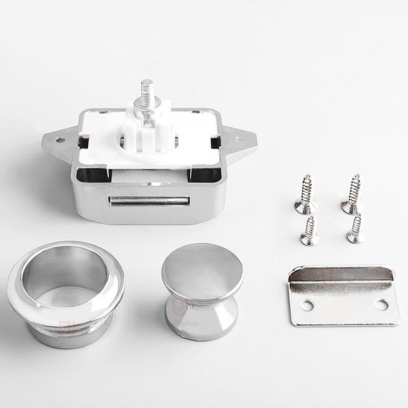 Kunci gerendel tombol tekan mo - Furniture Hardware Knobs ulasan dan harga