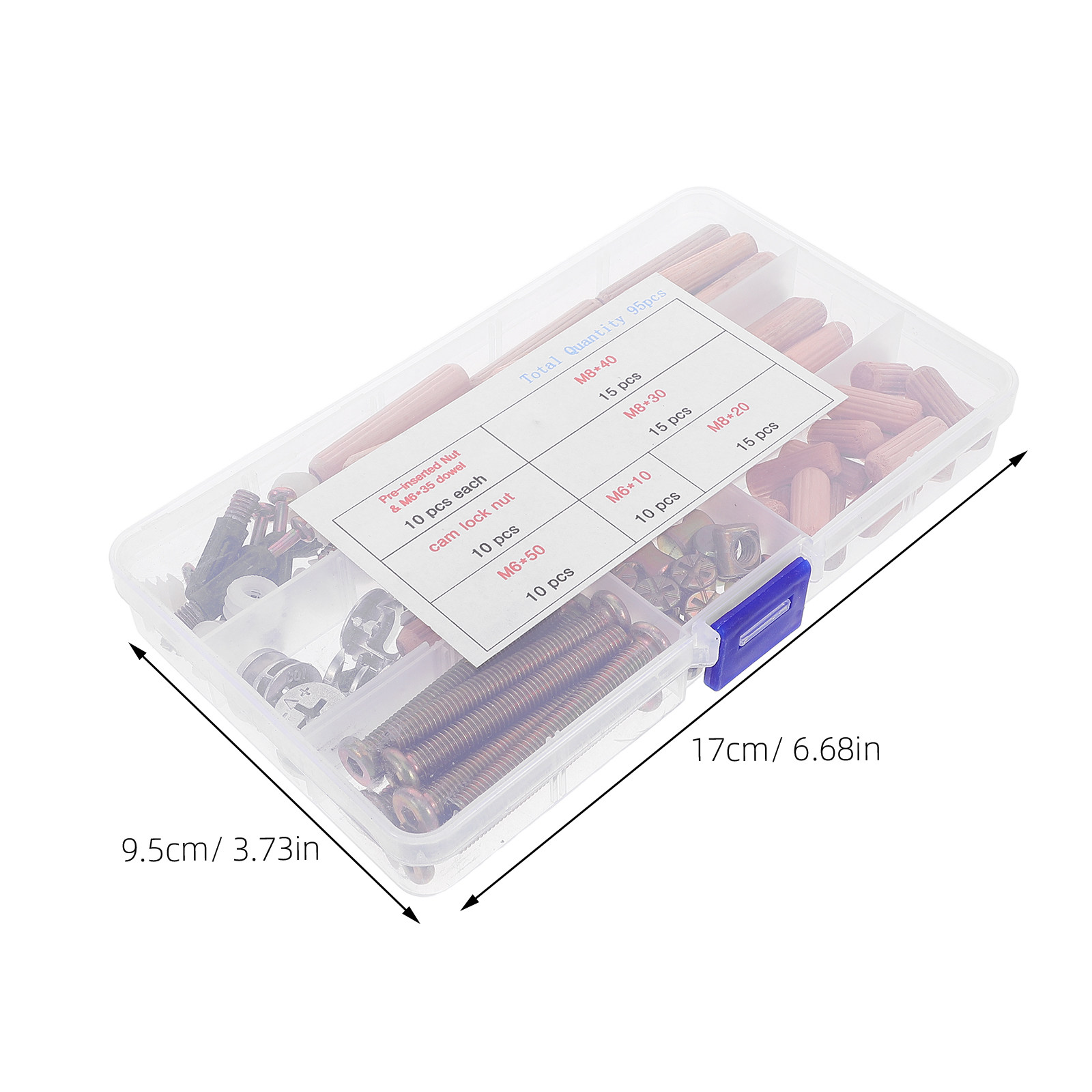 95Pcs Set Konektor Perangkat K - Furniture Hardware ulasan dan harga