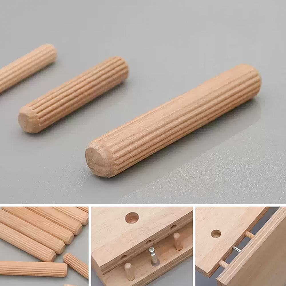 Pin Dowel Kayu 6/8mm Beralur,  - Furniture Joinery Hardware ulasan dan harga